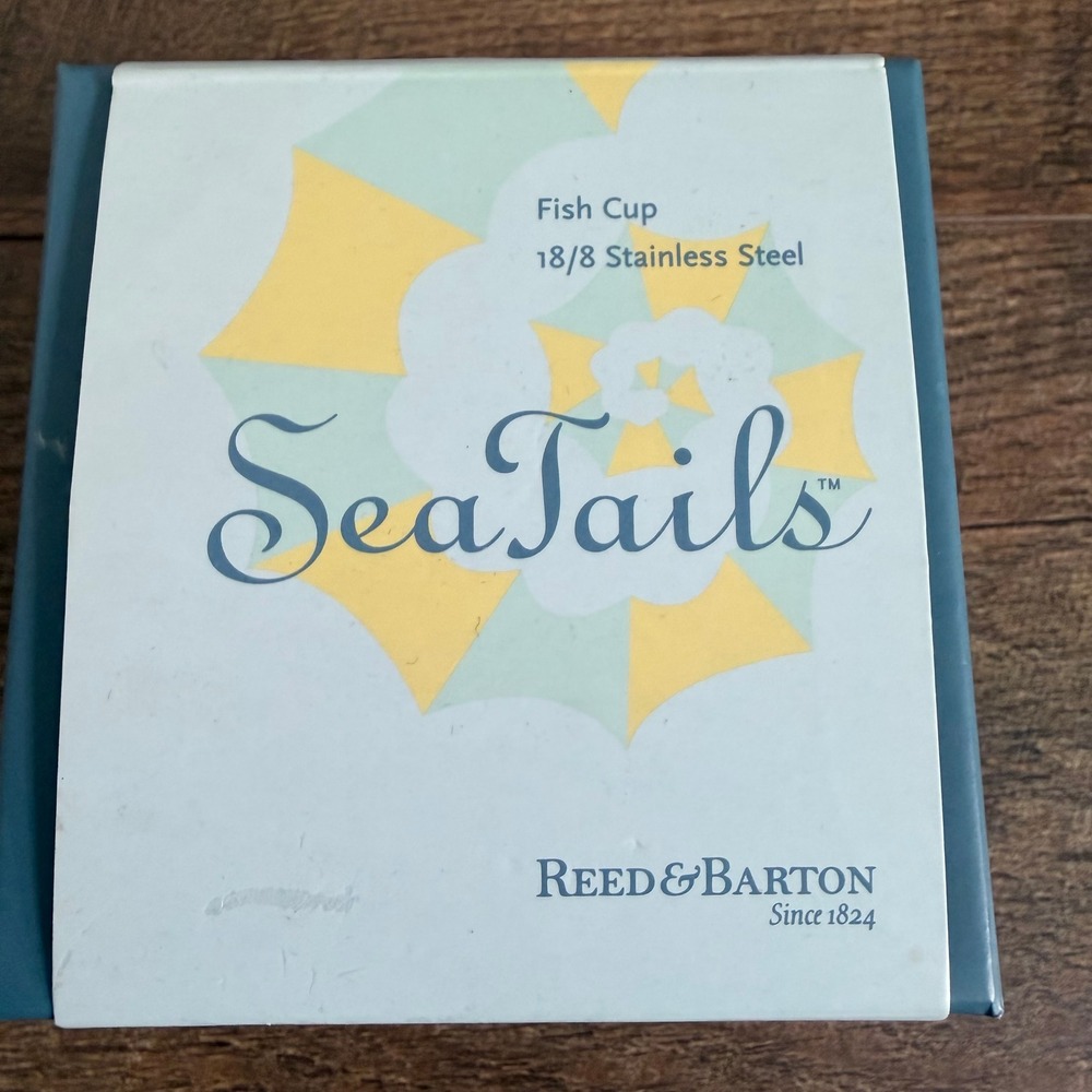 Reed & Barton SeaTails Fish Cup Kids One Size‎ Silver